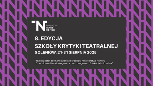 Szkoła krytyki teatralnej - banner