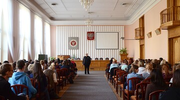 Wykład Prof. Leona Tarasewicza (07.10.2014 fot. Joanna Rafalska)