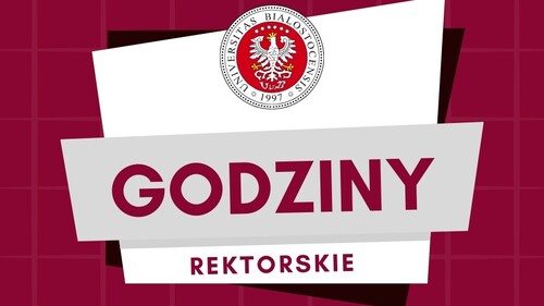 Godziny rektorskie - 31 października, od godz. 13